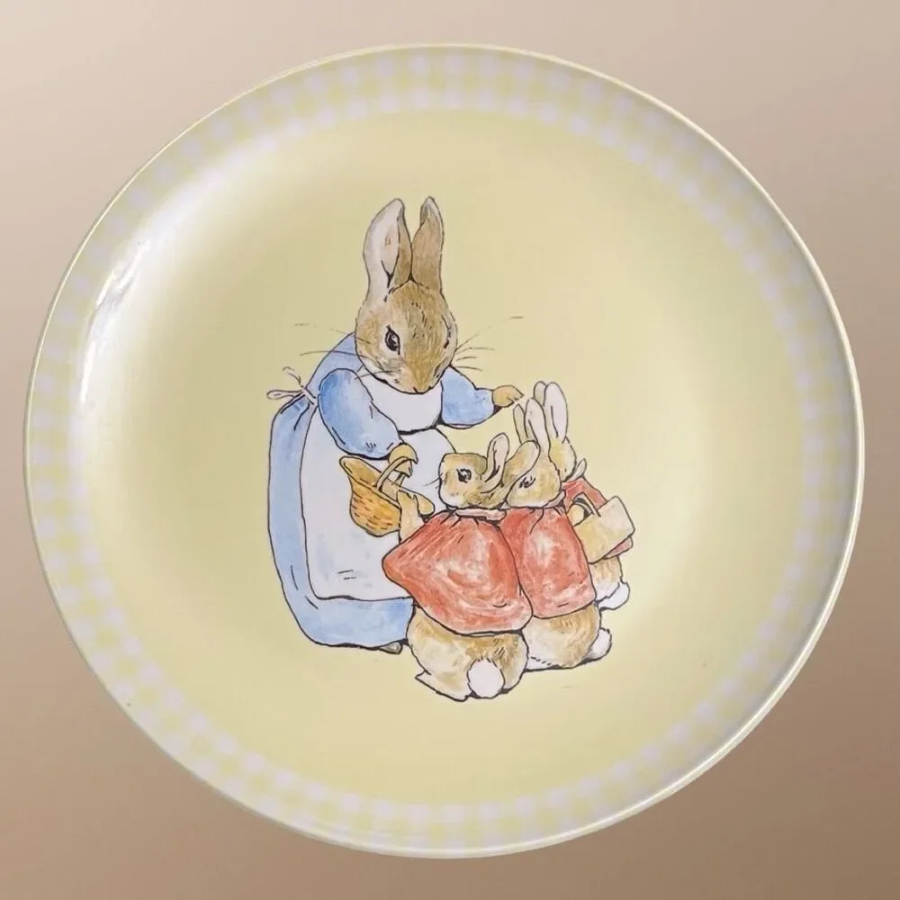 2 Pottery Barn Beatrix Potter Peter Rabbit Plates 9”